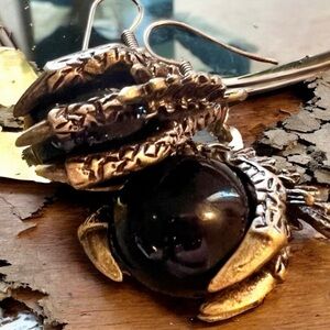 Dragon Claw Earrings DND player Gothic